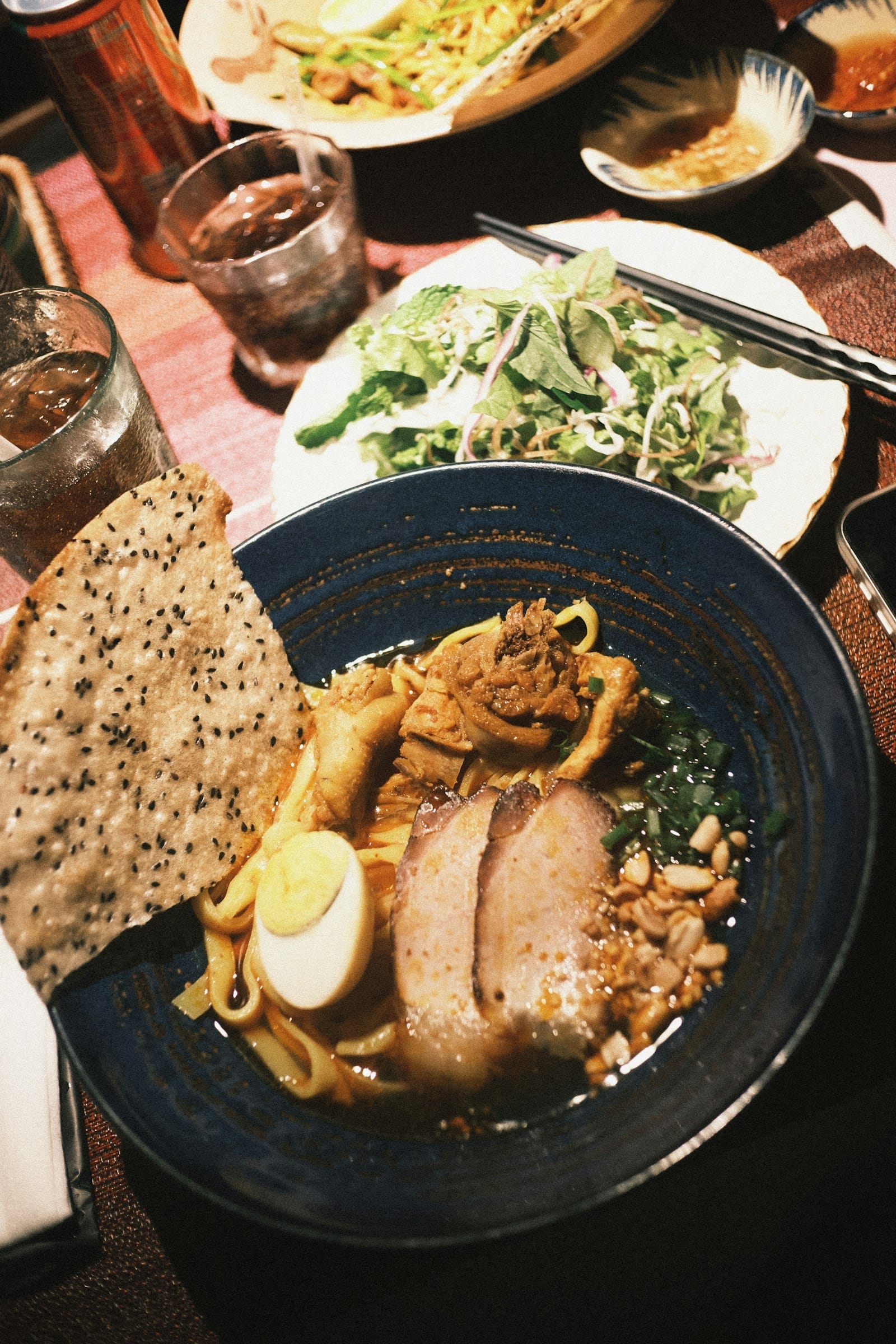 A hearty bowl of northern Thai noodle soup